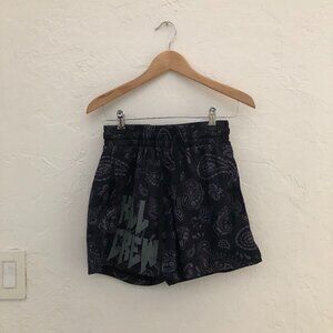 Kill Crew short; size xs; paisley pattern